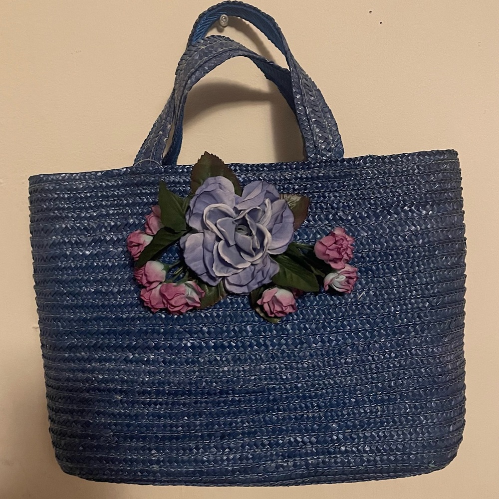 St John’s Bay blue flower bag